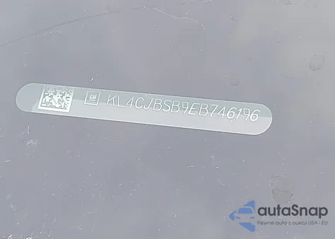 2014 Buick Encore Convenience from USA, damaged, VIN KL4CJBSB9EB746196